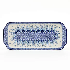 Tacka z uszkami 410 32/14,5 cm <br> 3277X Kwiat ostróżki